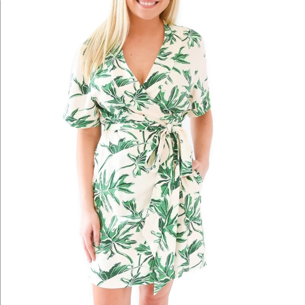 Emily McCarthy wrap dress